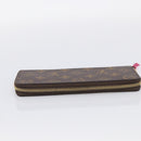 LOUIS VUITTON Monogram Portefeuille Clemence Long Wallet M60742 LV Auth 213565V-6