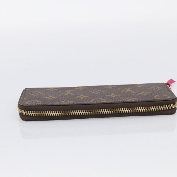 LOUIS VUITTON Monogram Portefeuille Clemence Long Wallet M60742 LV Auth 213565V