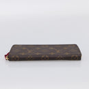 LOUIS VUITTON Monogram Portefeuille Clemence Long Wallet M60742 LV Auth 213565V-7