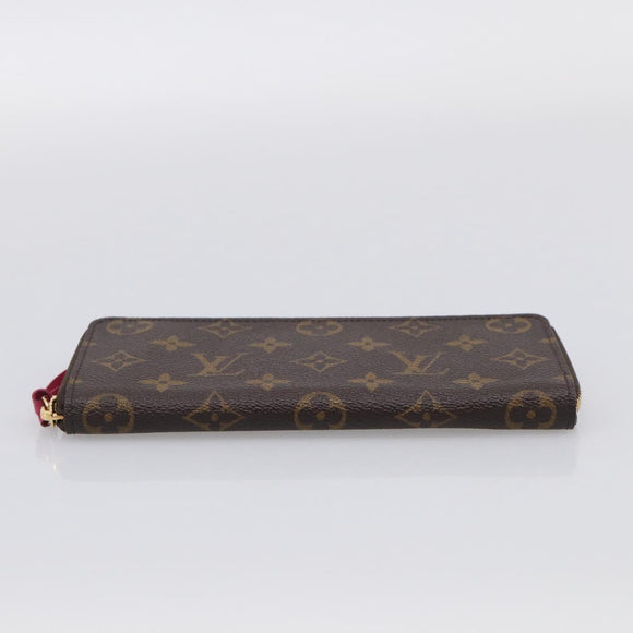 LOUIS VUITTON Monogram Portefeuille Clemence Long Wallet M60742 LV Auth 213565V
