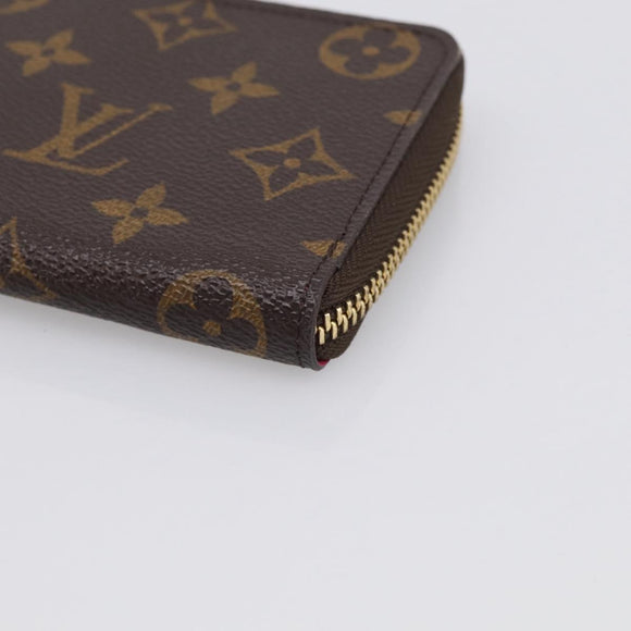 LOUIS VUITTON Monogram Portefeuille Clemence Long Wallet M60742 LV Auth 213565V