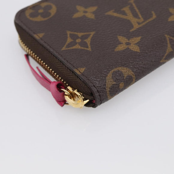 LOUIS VUITTON Monogram Portefeuille Clemence Long Wallet M60742 LV Auth 213565V