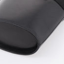 Salvatore Ferragamo Vala Hand Bag Leather Black Gold Auth 213569A-10
