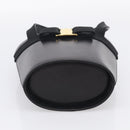 Salvatore Ferragamo Vala Hand Bag Leather Black Gold Auth 213569A-9