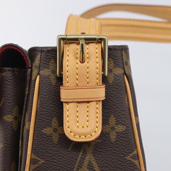 LOUIS VUITTON Monogram Viva Cite MM Shoulder Bag M51164 LV Auth 213571V