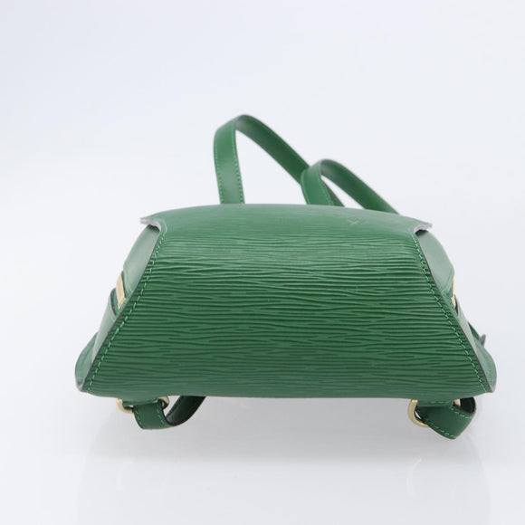 LOUIS VUITTON Epi Mabillon Backpack Green M52234 LV Auth 213574V