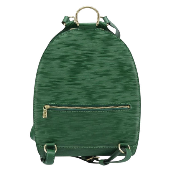 LOUIS VUITTON Epi Mabillon Backpack Green M52234 LV Auth 213574V
