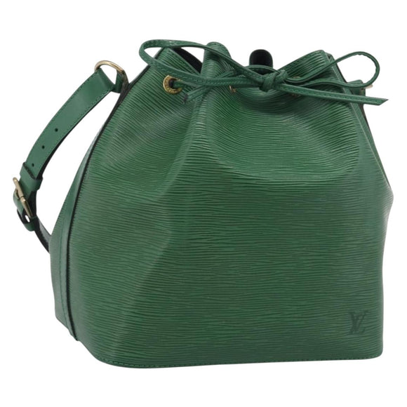 LOUIS VUITTON Epi Petit Noe Shoulder Bag Green M44104 LV Auth 213575V