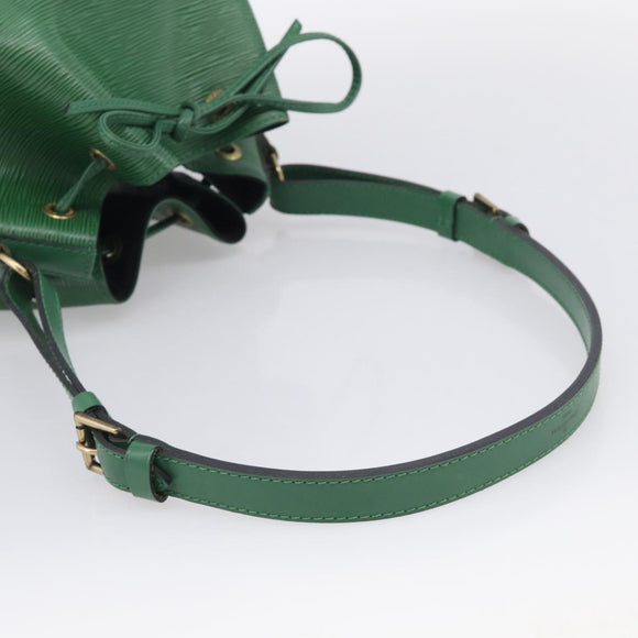 LOUIS VUITTON Epi Petit Noe Shoulder Bag Green M44104 LV Auth 213575V