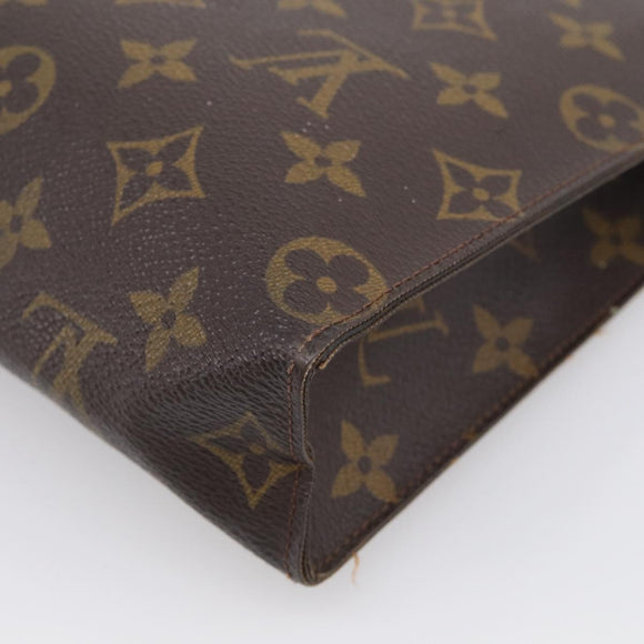 LOUIS VUITTON Monogram Poche Toilette 26 Pouch M47542 LV Auth 213581