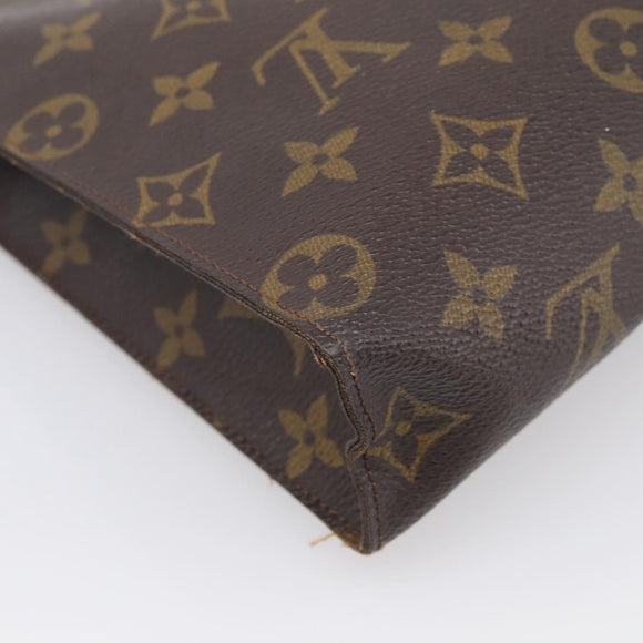 LOUIS VUITTON Monogram Poche Toilette 26 Pouch M47542 LV Auth 213581
