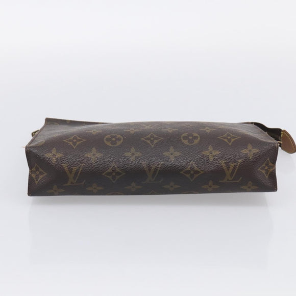 LOUIS VUITTON Monogram Poche Toilette 26 Pouch M47542 LV Auth 213581