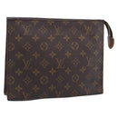 LOUIS VUITTON Monogram Poche Toilette 26 Pouch M47542 LV Auth 213582-1