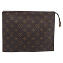 LOUIS VUITTON Monogram Poche Toilette 26 Pouch M47542 LV Auth 213582-2