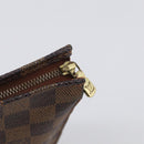 LOUIS VUITTON Damier Ebene Poche Toilette 26 Pouch N47543 LV Auth 213586-13