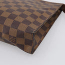 LOUIS VUITTON Damier Ebene Poche Toilette 26 Pouch N47543 LV Auth 213586-8