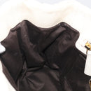 Miu Miu Matelasse Hand Bag Leather 2way White Gold Auth 213588V-21