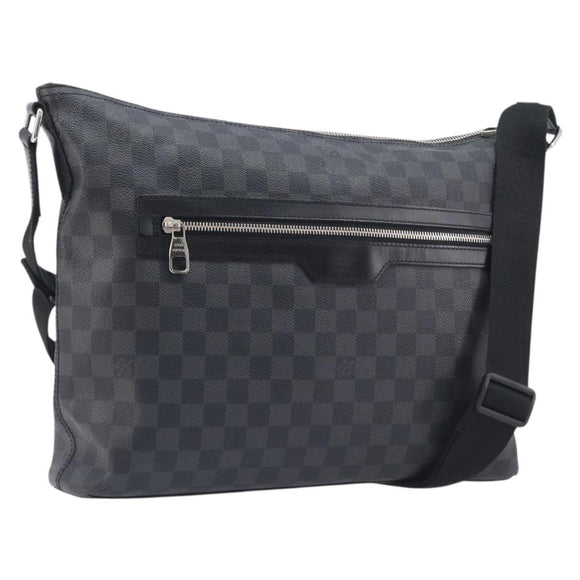 LOUIS VUITTON Damier Graphite Mick MM Shoulder Bag N41106 LV Auth 213591V