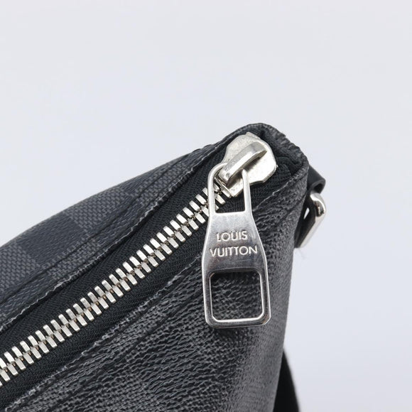 LOUIS VUITTON Damier Graphite Mick MM Shoulder Bag N41106 LV Auth 213591V