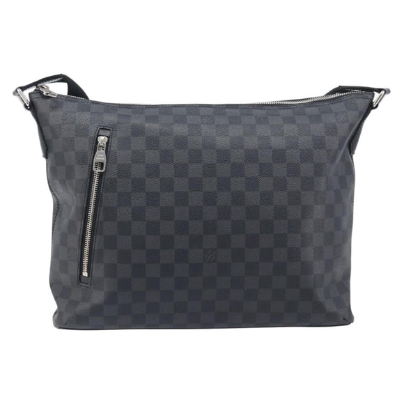 LOUIS VUITTON Damier Graphite Mick MM Shoulder Bag N41106 LV Auth 213591V