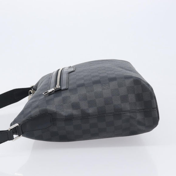 LOUIS VUITTON Damier Graphite Mick MM Shoulder Bag N41106 LV Auth 213591V