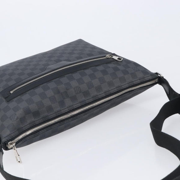 LOUIS VUITTON Damier Graphite Mick MM Shoulder Bag N41106 LV Auth 213591V