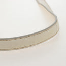 Miu Miu Matelasse Hand Bag Leather 2way White Gold Auth 213594V-10