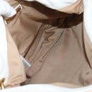 Miu Miu Matelasse Hand Bag Leather 2way White Gold Auth 213594V-25