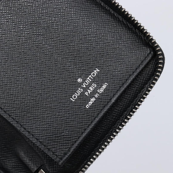 LOUIS VUITTON Monogram Eclipse Zippy Wallet Vertical Wallet M62295 Auth 213604V