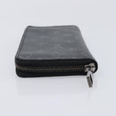 LOUIS VUITTON Monogram Eclipse Zippy Wallet Vertical Wallet M62295 Auth 213604V-6