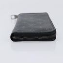 LOUIS VUITTON Monogram Eclipse Zippy Wallet Vertical Wallet M62295 Auth 213604V-7
