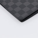 LOUIS VUITTON Damier Graphite Portefeuille Plaza Wallet N62665 LV Auth 213605-11