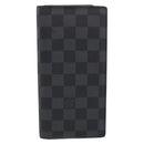 LOUIS VUITTON Damier Graphite Portefeuille Plaza Wallet N62665 LV Auth 213605-2