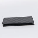 LOUIS VUITTON Damier Graphite Portefeuille Plaza Wallet N62665 LV Auth 213605-4