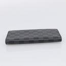 LOUIS VUITTON Damier Graphite Portefeuille Plaza Wallet N62665 LV Auth 213605-5