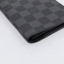 LOUIS VUITTON Damier Graphite Portefeuille Plaza Wallet N62665 LV Auth 213605-9