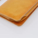 LOUIS VUITTON Monogram Vernis Lexington Pouch Beige M91010 LV Auth 213606A-13
