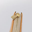 LOUIS VUITTON Monogram Vernis Lexington Pouch Beige M91010 LV Auth 213606A-16