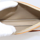 LOUIS VUITTON Monogram Vernis Lexington Pouch Beige M91010 LV Auth 213606A-18