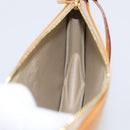 LOUIS VUITTON Monogram Vernis Lexington Pouch Beige M91010 LV Auth 213606A-19