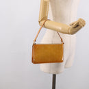 LOUIS VUITTON Monogram Vernis Lexington Pouch Beige M91010 LV Auth 213606A-22
