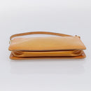 LOUIS VUITTON Monogram Vernis Lexington Pouch Beige M91010 LV Auth 213606A-9