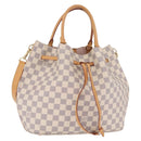 LOUIS VUITTON Damier Azur Giroratta Hand Bag N41579 LV Auth 213610V-1