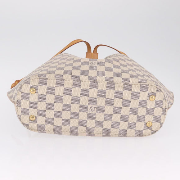 LOUIS VUITTON Damier Azur Giroratta Hand Bag N41579 LV Auth 213610V