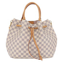 LOUIS VUITTON Damier Azur Giroratta Hand Bag N41579 LV Auth 213610V-2