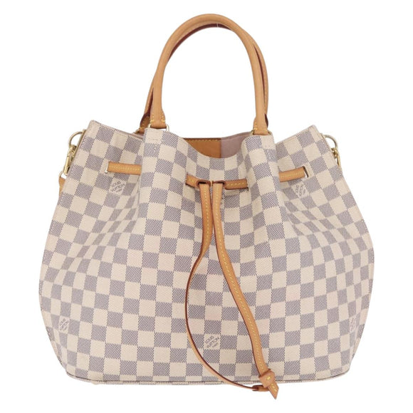 LOUIS VUITTON Damier Azur Giroratta Hand Bag N41579 LV Auth 213610V
