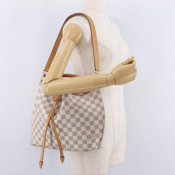 LOUIS VUITTON Damier Azur Giroratta Hand Bag N41579 LV Auth 213610V