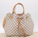 LOUIS VUITTON Damier Azur Giroratta Hand Bag N41579 LV Auth 213610V-29