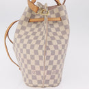 LOUIS VUITTON Damier Azur Giroratta Hand Bag N41579 LV Auth 213610V-5