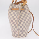 LOUIS VUITTON Damier Azur Giroratta Hand Bag N41579 LV Auth 213610V-6